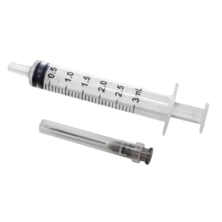 SERINGA DESC. 03ML C/AG 25X0,7 SLIP DESCARPACK