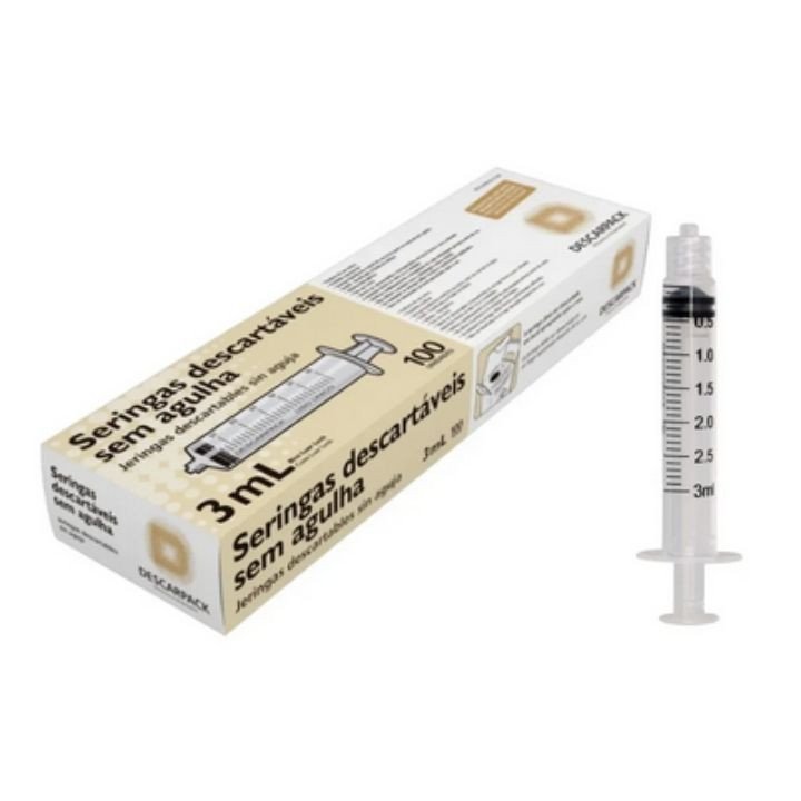 SERINGA DESC. 03ML S/AG LOCK DESCARPACK 