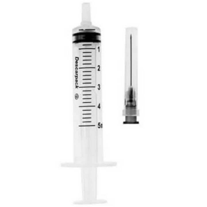 SERINGA DESC. 05ML C/AG 25X0,7 SLIP DESCARPACK 