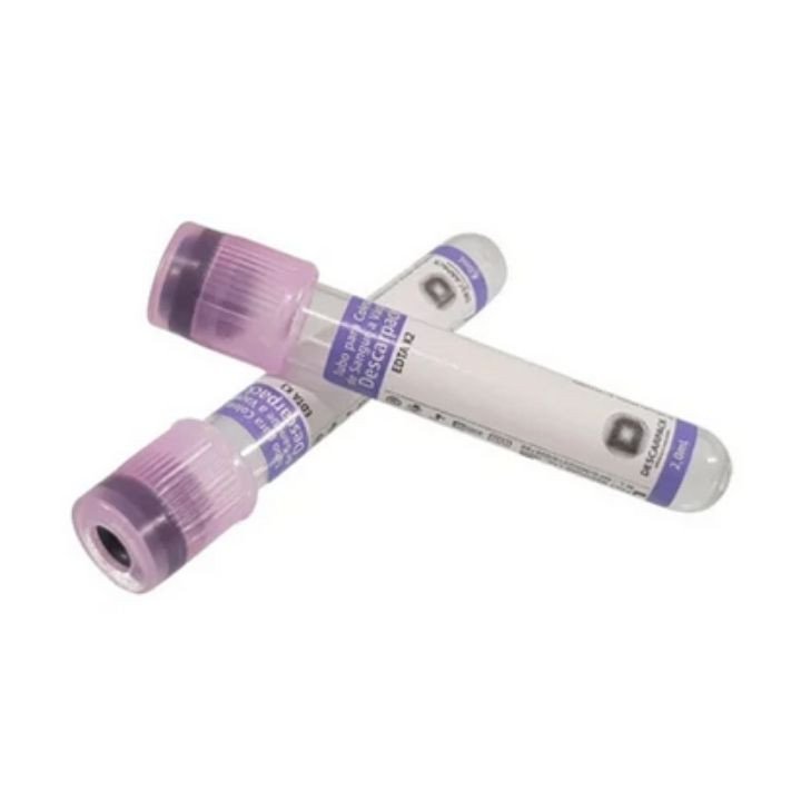 TUBO SANGUE IMUNO EDTA K2 2ML ROXO 13X75 DESCARPACK