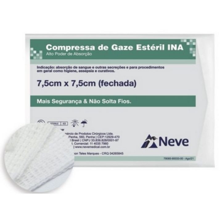 COMPRESSA GAZE INA 13F 7,5X7,5 ESTERIL