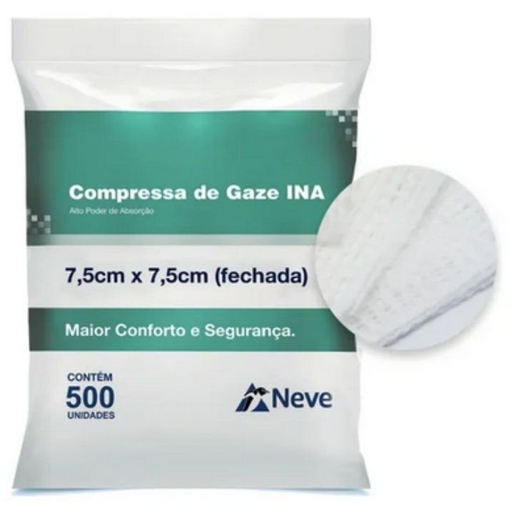 COMPRESSA GAZE INA 13F 7,5X7,5CM
