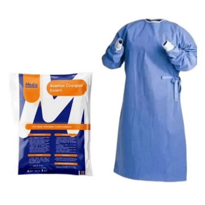 AVENTAL CIRURGICO 40GR TAM G + TOALHA 