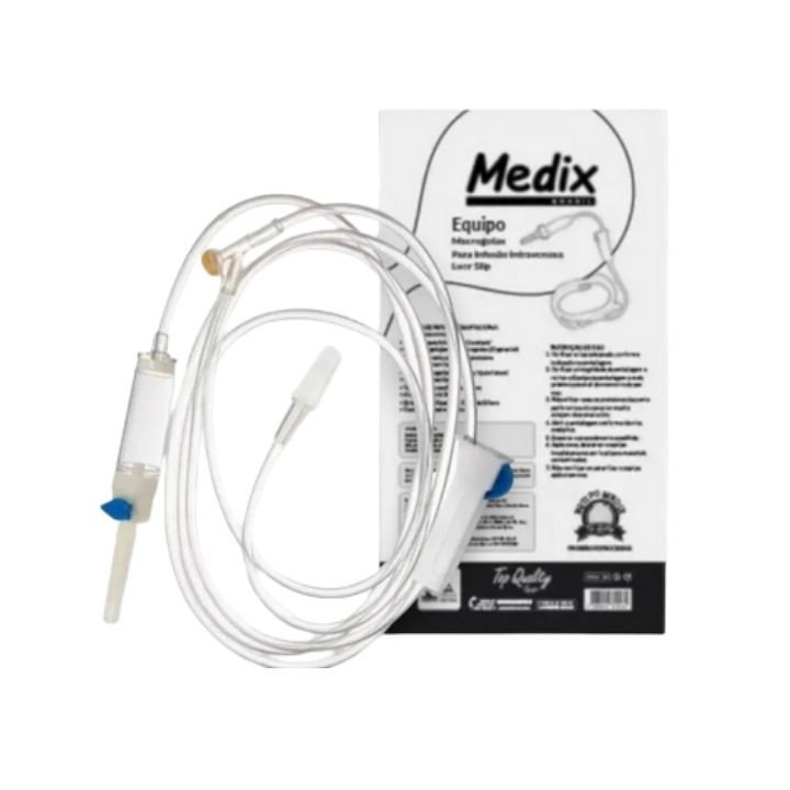 EQUIPO MACROGOTAS COMPLETO POLYBAG LUER LOCK (C/25)