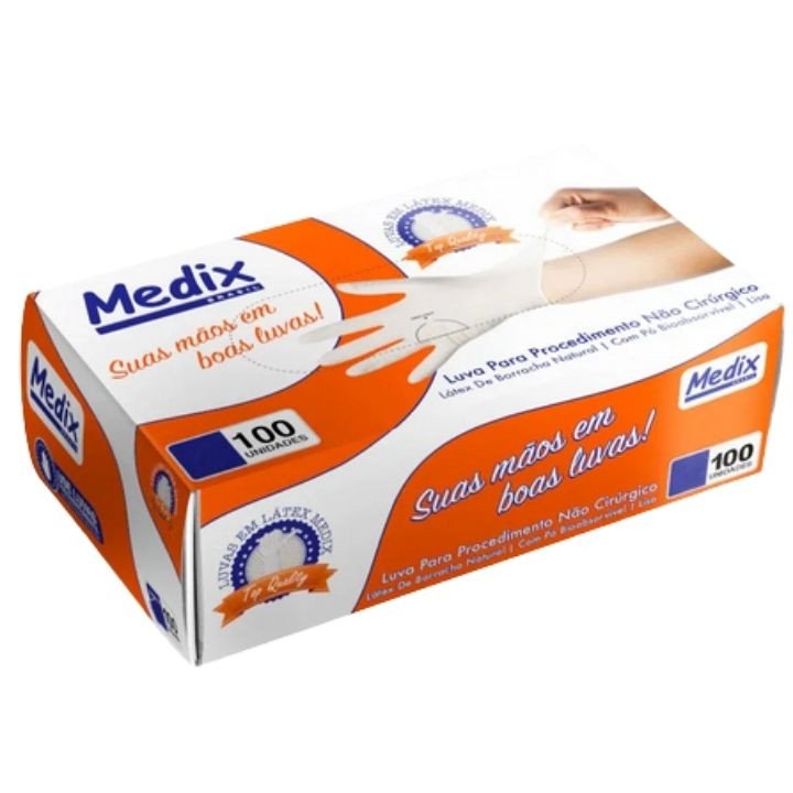 LUVA PROCEDIM LATEX COM PO TAM PP