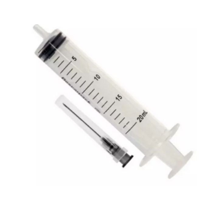 SERINGA 20ML C/AG LUER SLIP 25X0,70 (22G 1)