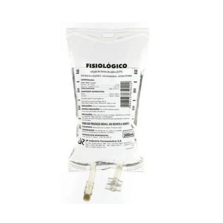 SOLUÇÃO FISIOLÓGICA 500ML BOLSA