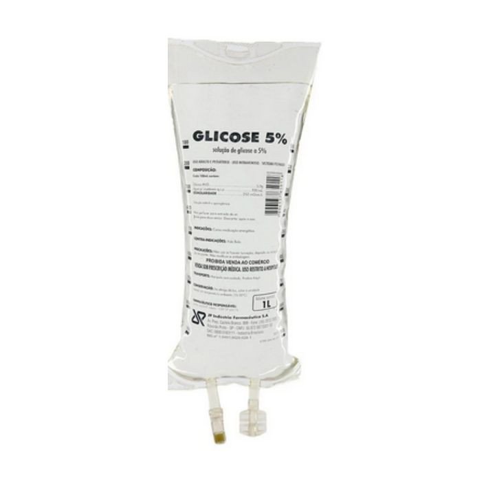 SOLUÇÃO GLICOSE 5% 1000 ML BOLSA