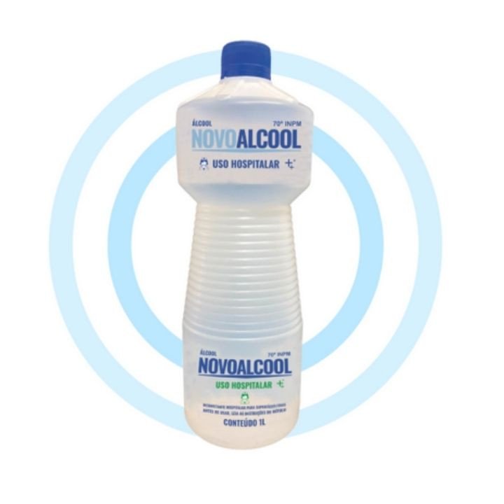 ÁLCOOL ETÍLICO HIDRATADO 70° 1L
