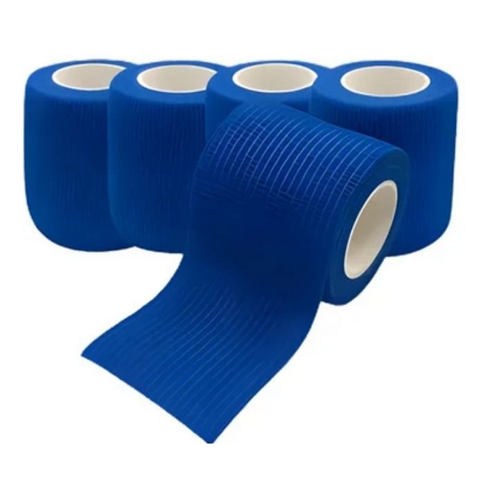 BANDAGEM LATEX 05CM X 2M - AZUL