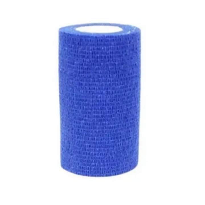 BANDAGEM LATEX 10CM X 2M - AZUL
