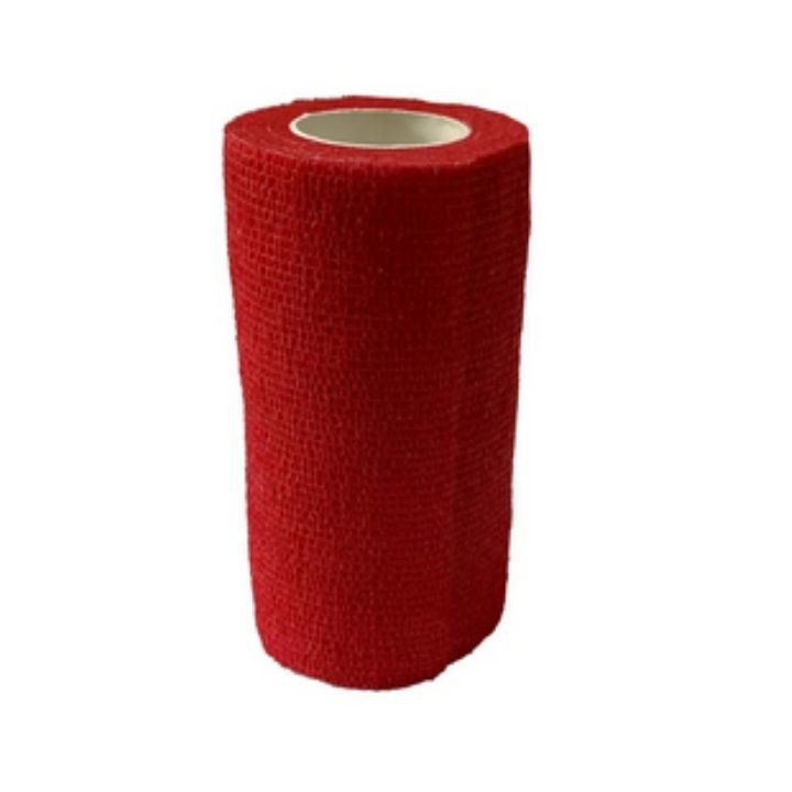 BANDAGEM LATEX 10CM X 2M - VERMELHO