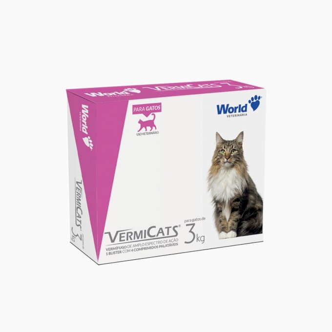 VERMICATS 600MG CARTUCHO - 4 COMPRIMIDOS