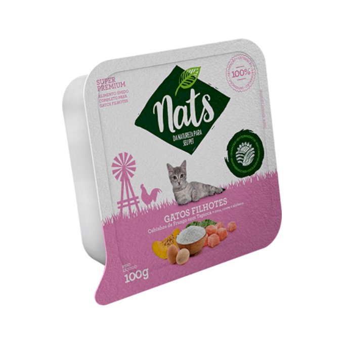 Nats Gatos Filhotes - Frango com Tapioca 100g