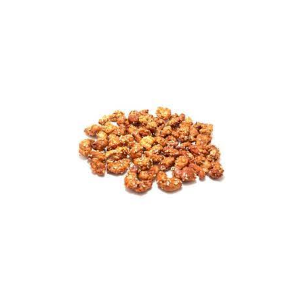 Castanha de Caju Caramelizada com Gergelim - 100g