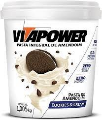 Pasta de Amendoim Cookies & Cream 1kg - VitaPower