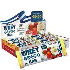 CAIXA DE BARRINHA – WHEY GREGO BAR –12unIdades - 40g