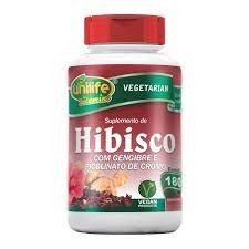 Hibisco com Gengibre e Picolinato de Cromo Unilife cápsulas