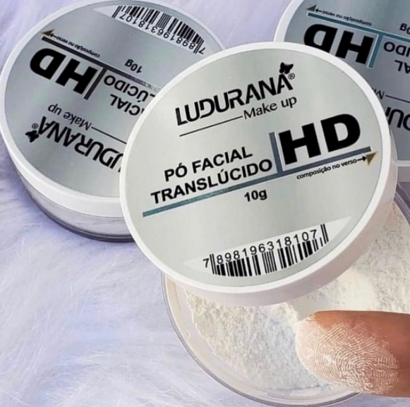 Pó Facial Translúcido HD Ludurana