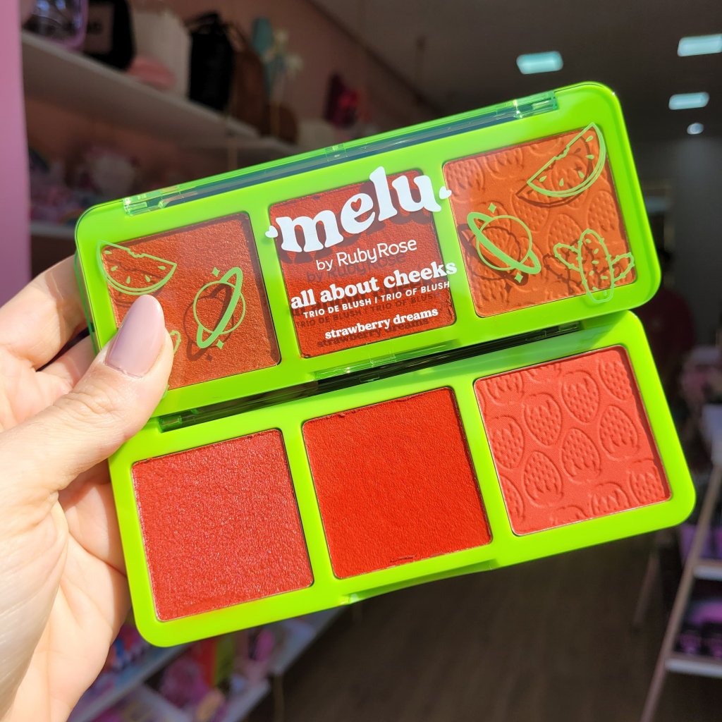 Trio de Blush All About Cheeks Melu - Strawberry Dreams 