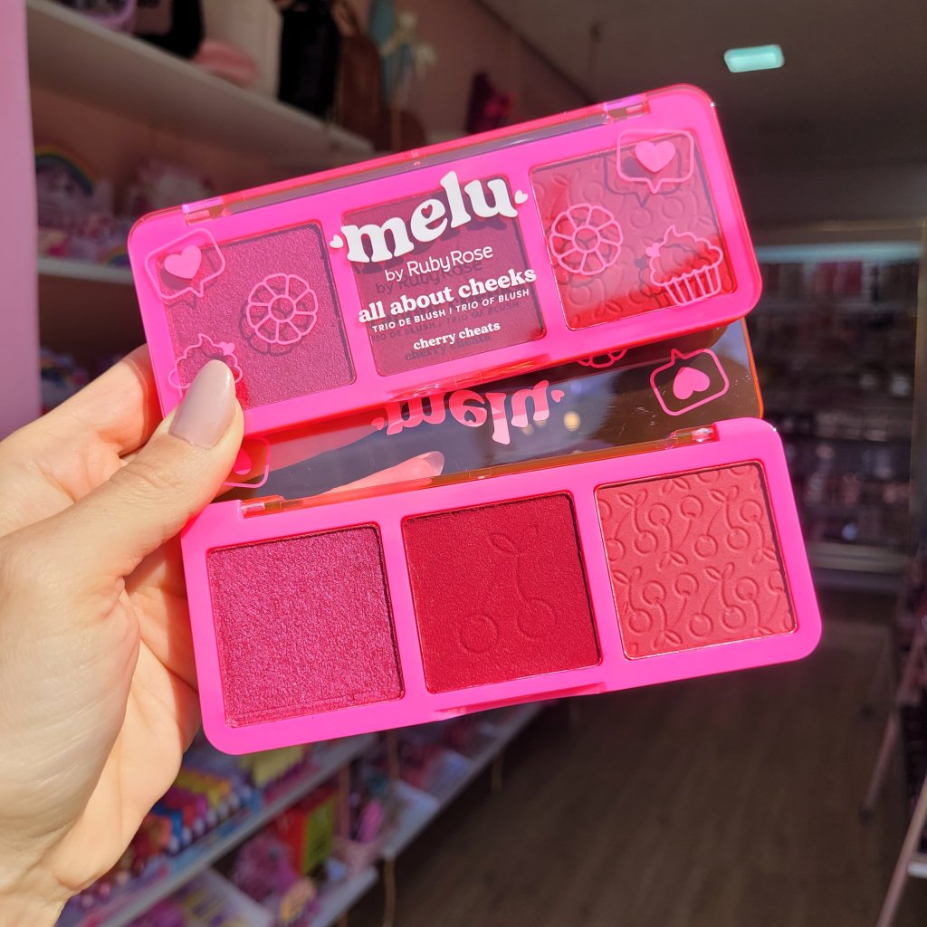 Trio de Blush All About Cheeks Melu - Cherry Cheats