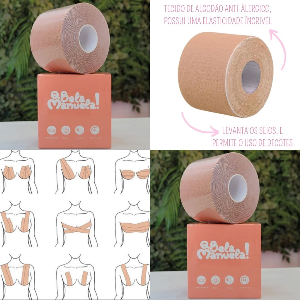 Boob Tape Q Bela Manuela (Fita Levanta Seio)