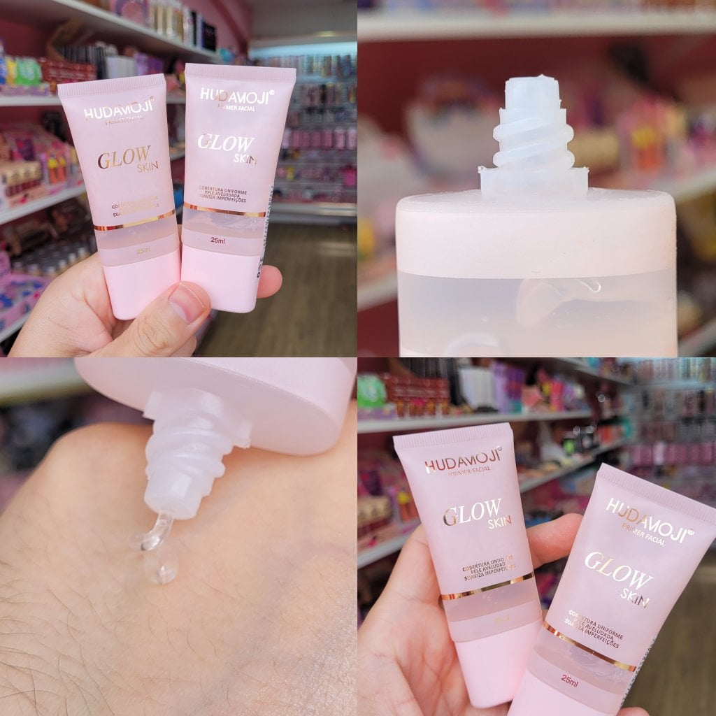 Primer Glow Skin Efeito Siliconado HudaMoji