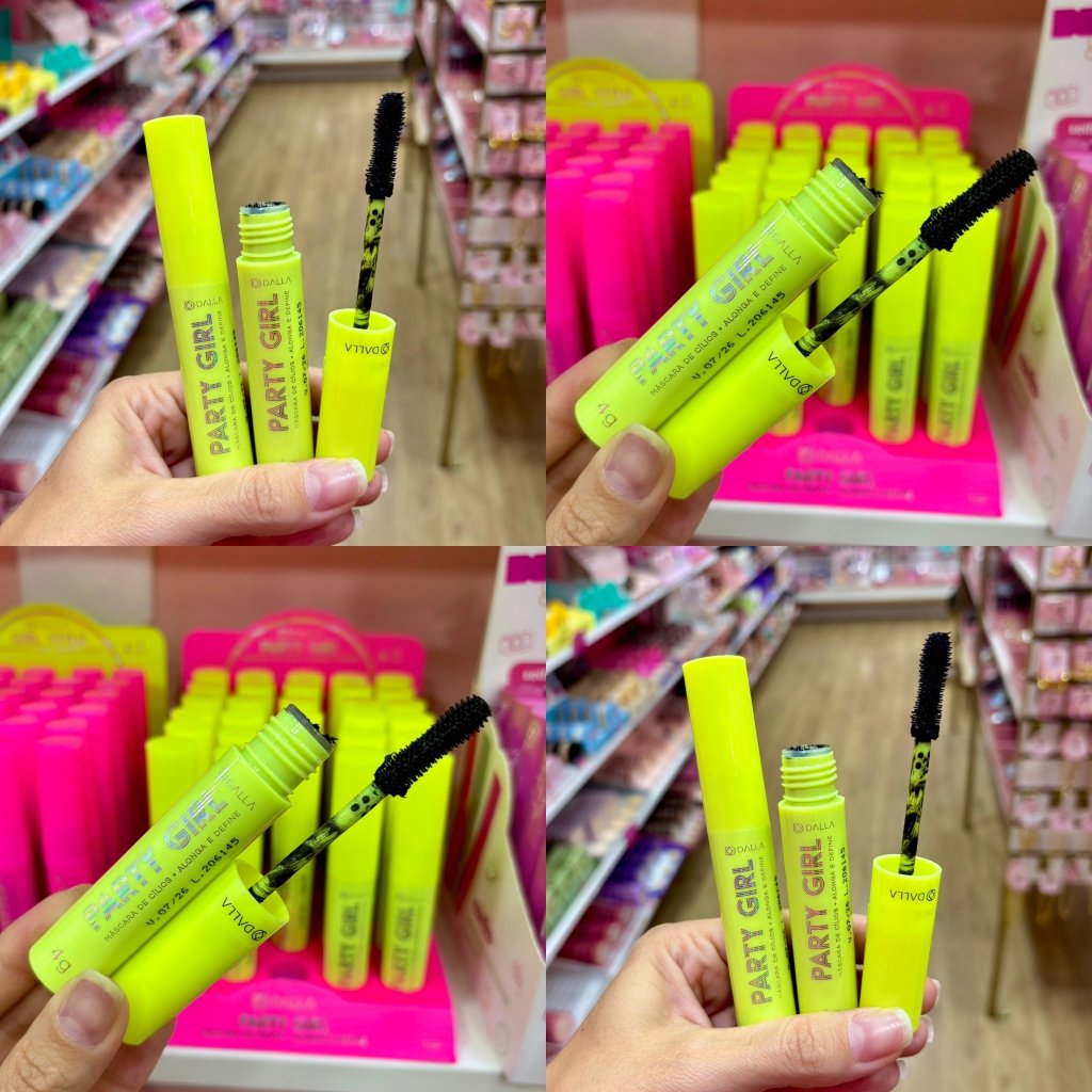 Rímel Alonga e Define Party Girl Dalla