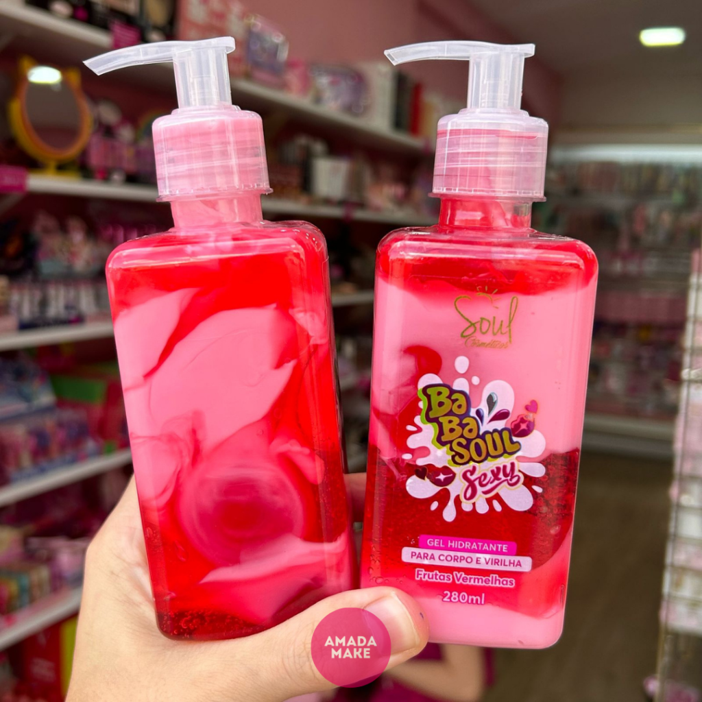 Gel Hidratante Babasoul Sexy Frutas Vermelhas