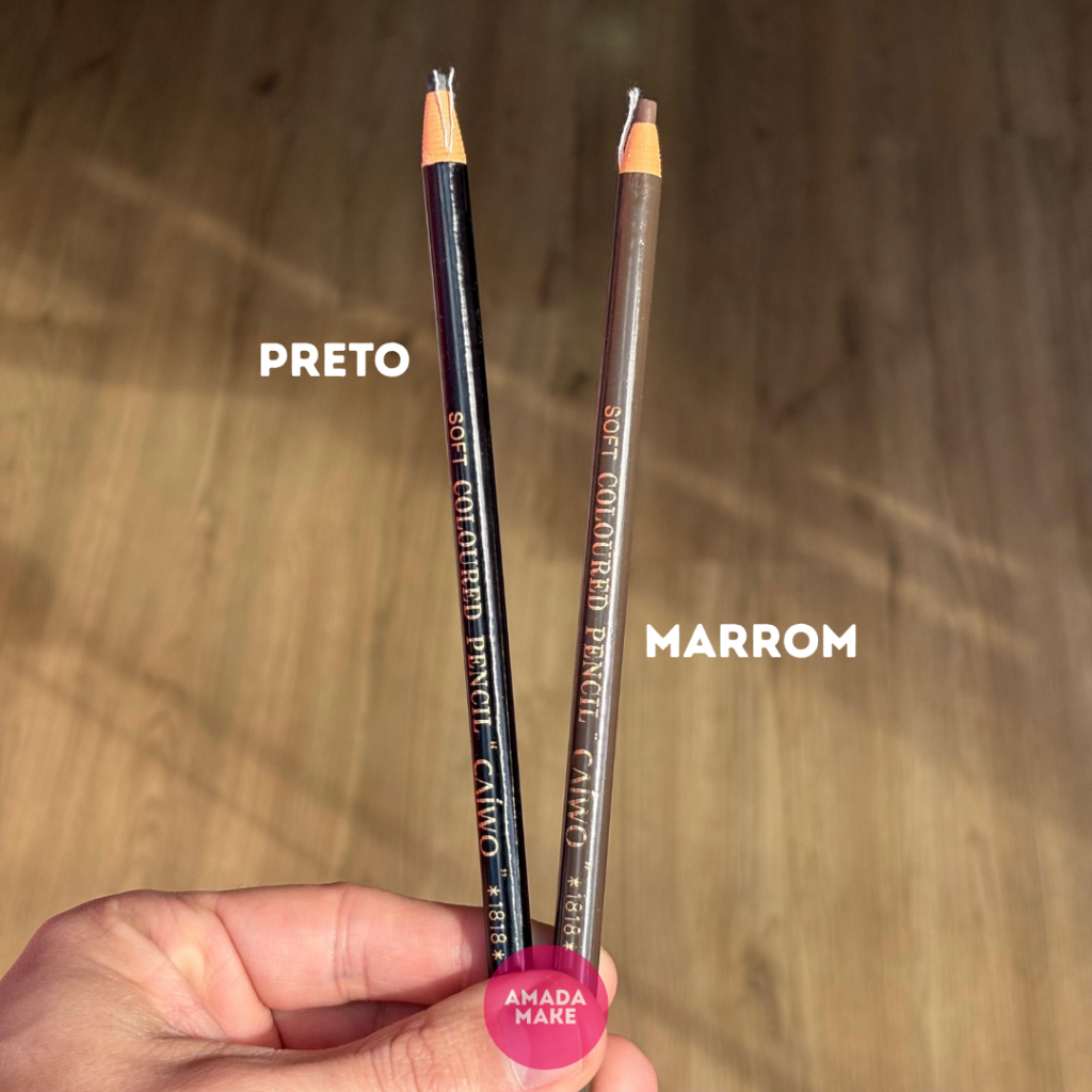 Lápis Dermatográfico Marrom ou Preto