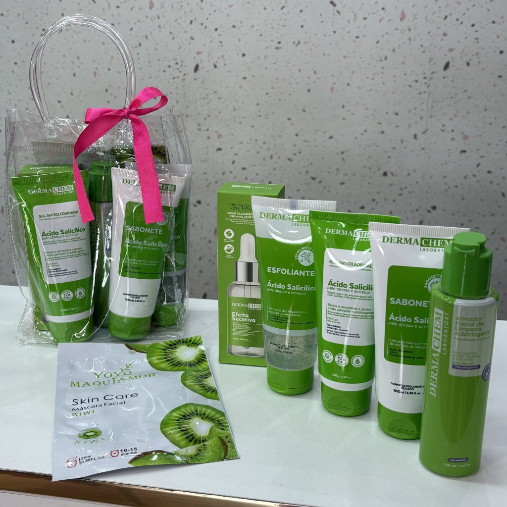 Kit Skin Care Antioliosidade e Antiacne + Sacola 