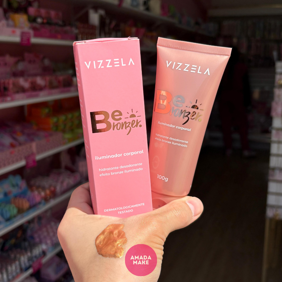 Hidratante Efeito Bronze Iluminado Be Bronzer Vizzela