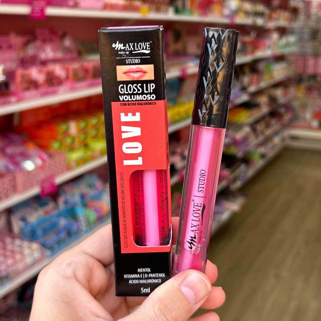 Gloss Lip Volumoso Rosa Max Love