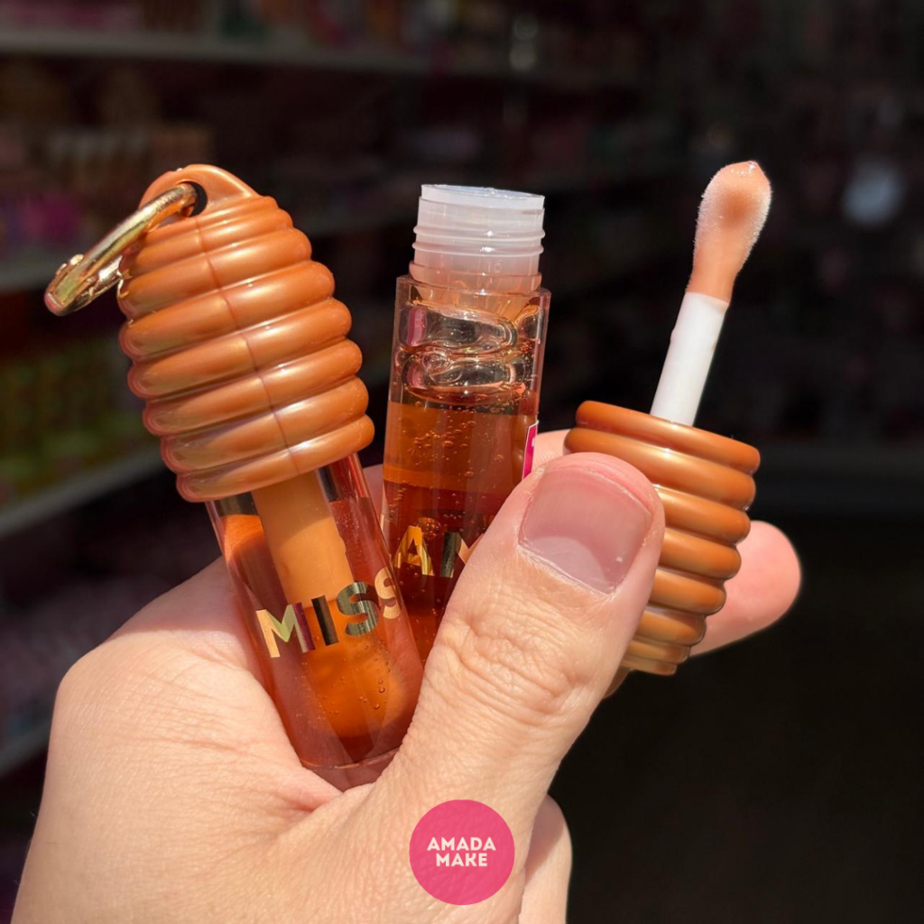 Gloss Chaveirinho Mel Huda Royal