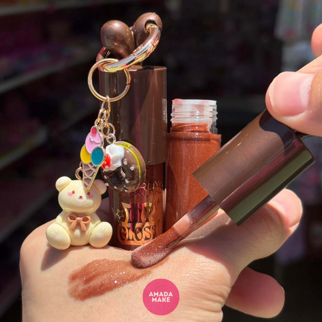 Gloss Chaveirinho Huda Royal (Dupê Lip Bunny Franciny Ehlke)