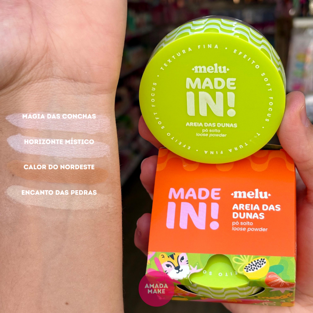 Pó Solto Areia das Dunas Made In Melu Ruby Rose