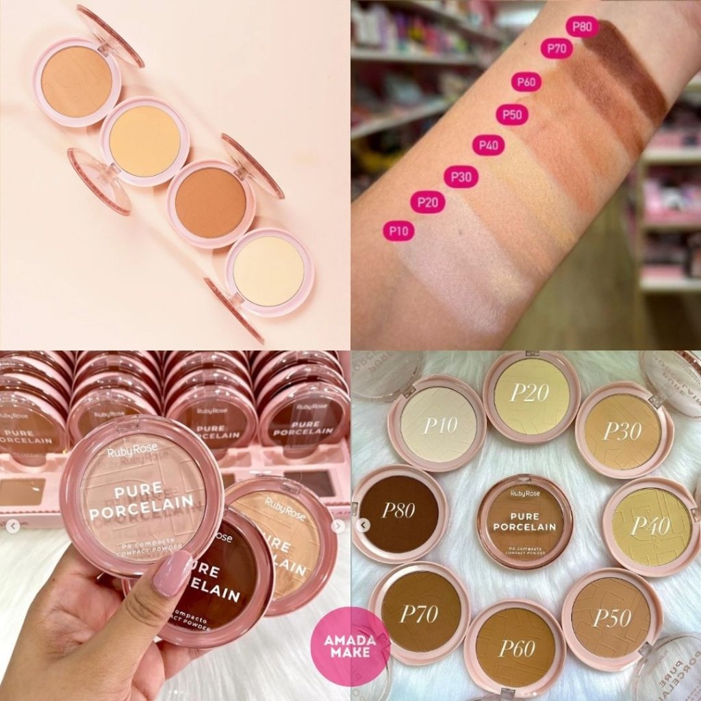Pó Compacto Pure Porcelain Ruby Rose