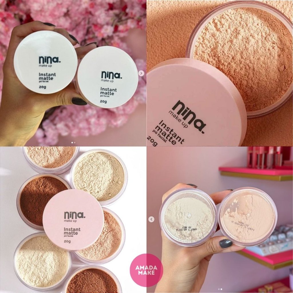Pó Solto Instant Matte Nina Make Up