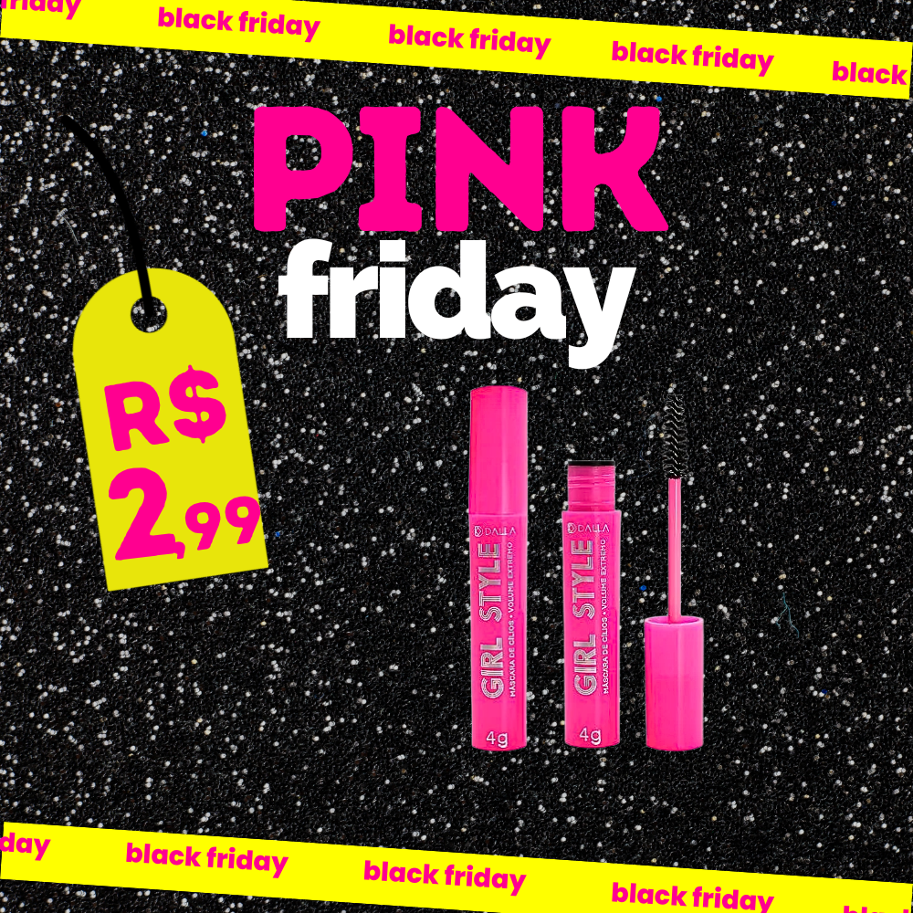 Rímel Girls Style Volume Extremo Dalla - LIMITADO A 3 POR PESSOA