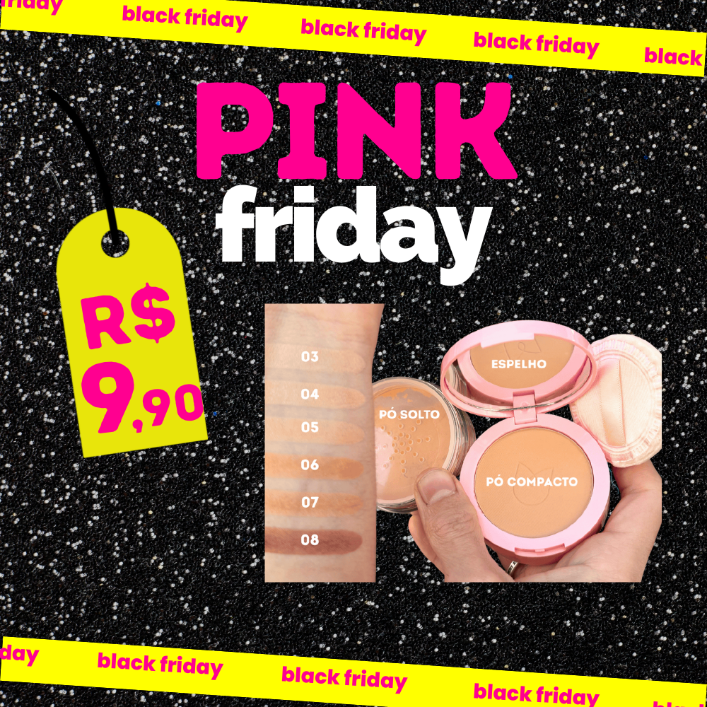 Duo Pó Compacto e Solto Antioxidante Mia Make - LIMITADO A 3 POR PESSOA