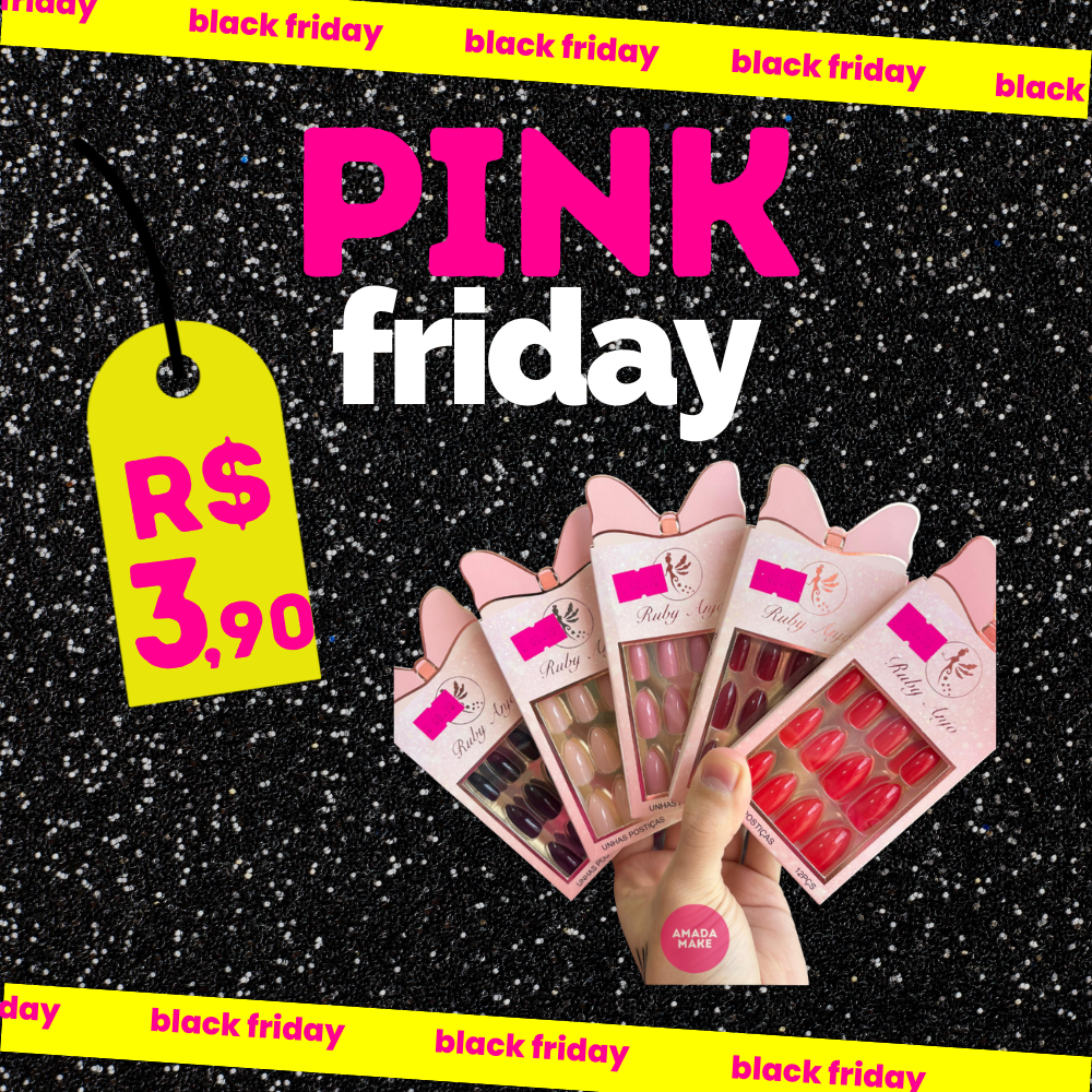 Unhas Postiças Amendoada Ruby Anjo 12 Unidades - LIMITADO A 3 POR PESSOA