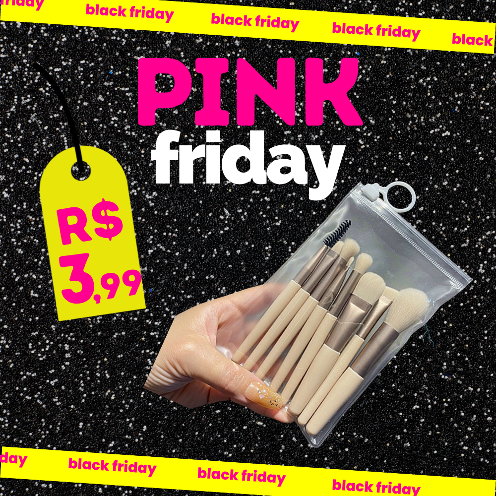 Kit Mini pinceis 8 unidades - LIMITADO A 3 POR PESSOA