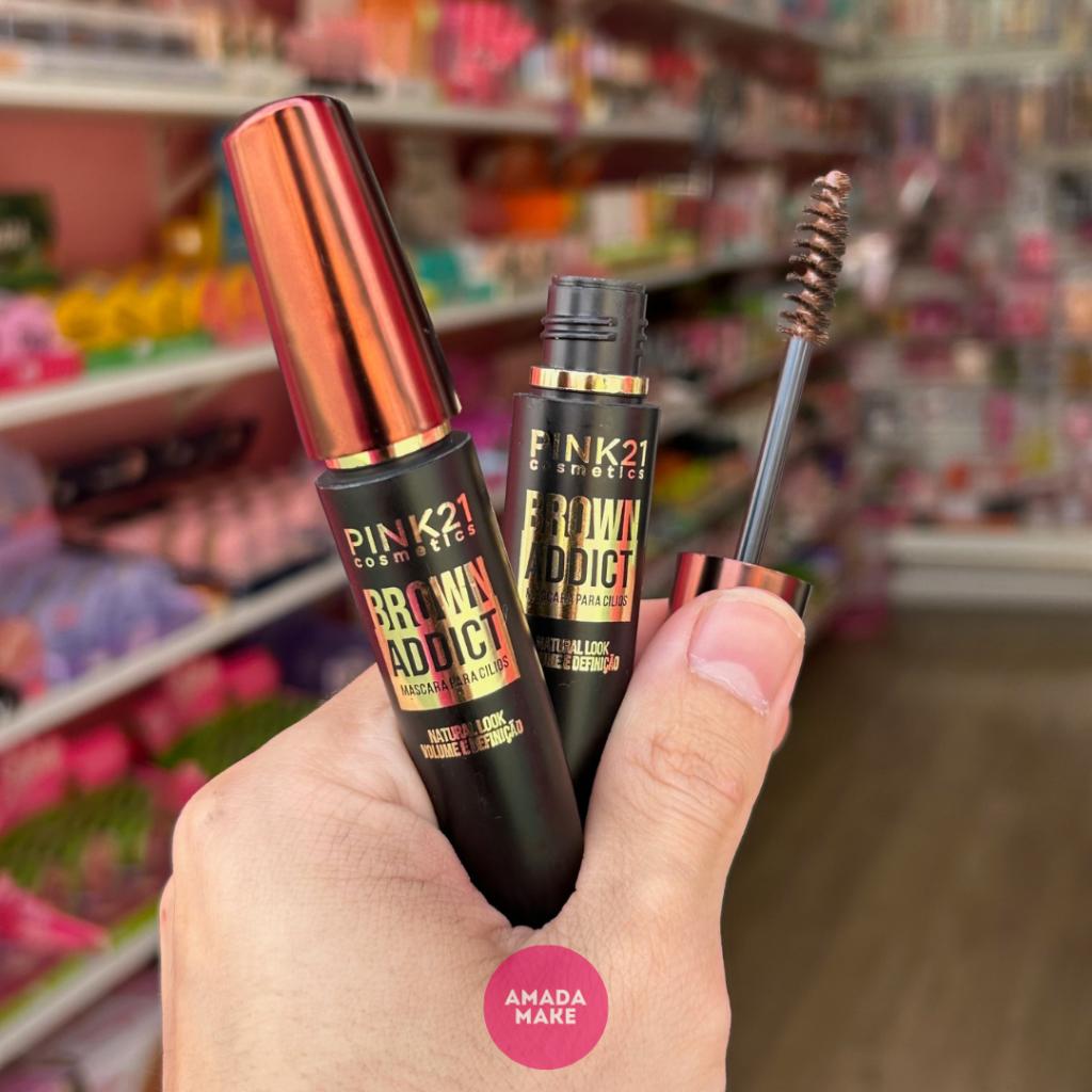 Rímel Marrom Brown Addict Pink 21