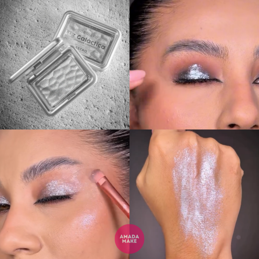 Iluminador Compacto Cremoso Luz Galática Mia Make