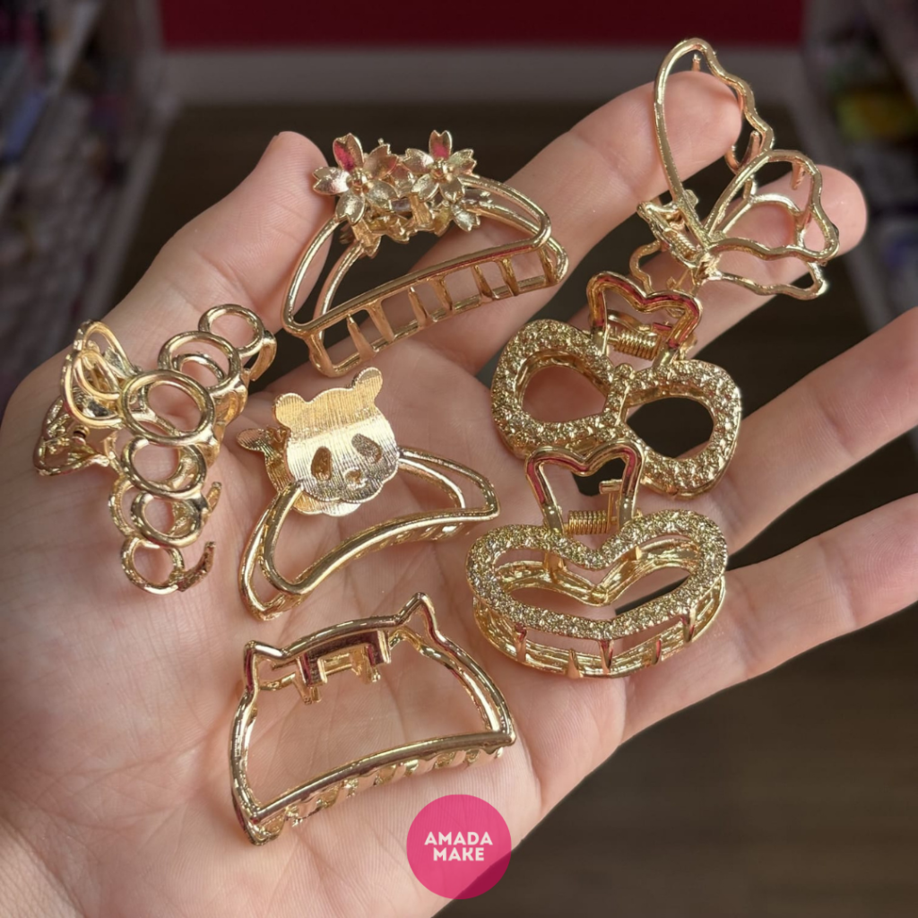 Presilhas Douradas Pequena - Vários Modelinhos