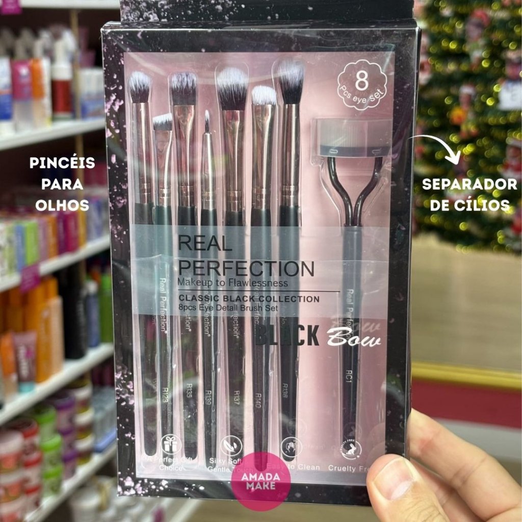 Kit Pincéis 8 Unidades Real Perfection 