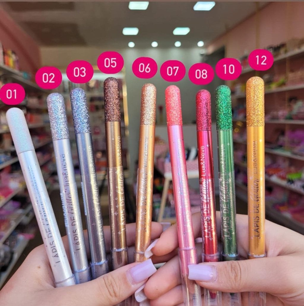 Lápis de Glitter Lua e Neve