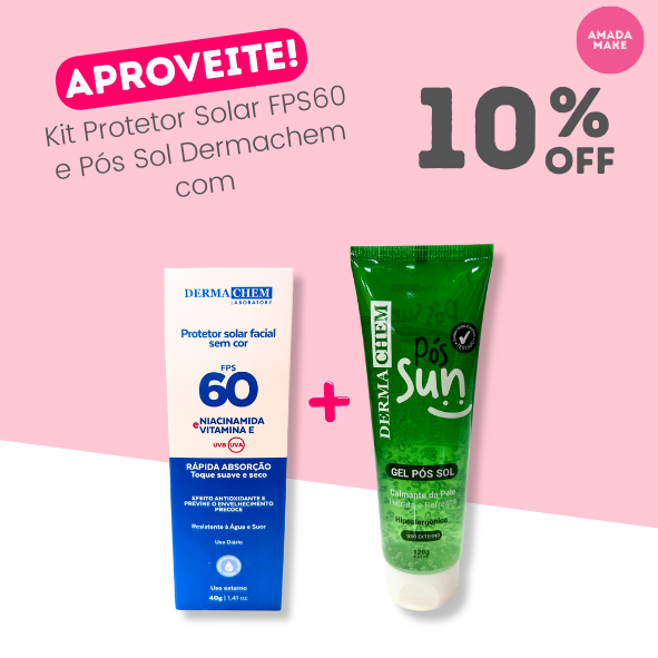 Kit Protetor Solar FPS60 e Pós Sol Dermachem