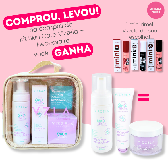 Kit Skin Care Vizzela + Necessaire
