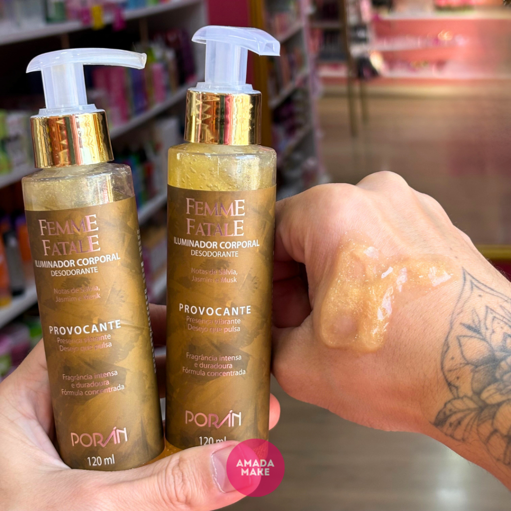 Hidratante com Brilho Provocante Poran